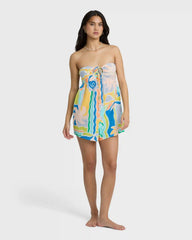 So Groovy Romper - Blue Multi