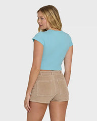 Desert Bound Short Sleeve T-Shirt - Laguna Blue