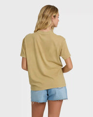 Flowers Ahead Short Sleeve T-Shirt - Stone