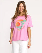 Bright New Day Tee - Bright Rose