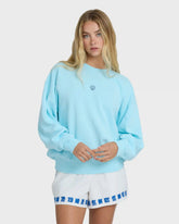 Sanibel Kendal Crewneck Sweatshirt - Pool Blue