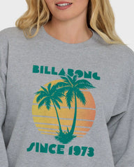 My Fave Beach Crewneck Sweatshirt - Heather Gray