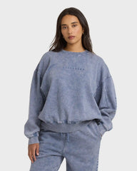 Saltwashed Kendal Crewneck Sweatshirt - Stone Blue