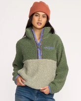 A/Div Horizon Mock Neck Half Zip Sweatshirt - Treehugger
