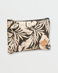 Lil Snitch Zip Pouch - Black Floral
