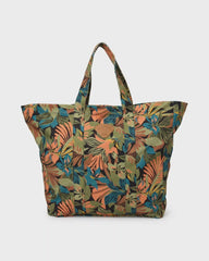Poppins Playa Zip Top Tote - Black Multi