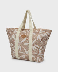 Poppins Playa Zip Top Tote - Stone
