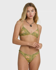 Vaca Soleil Ceci Triangle Bikini Top - Cedar
