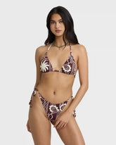 Sol Playa Remi Triangle Bikini Top - Red Dahlia