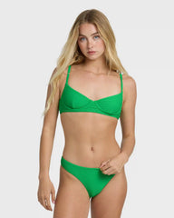 Tanlines Helena Underwire Bikini Top - Summer Green