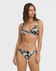 By My Side Tropic Bikini Bottom - Black White