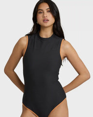 Tanlines High Neck Glider One-piece Swimsuit - Black