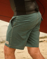 Austin Garage Lo Tides 19" Boardshorts - Teal