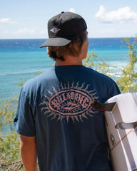 Reverse Premium Short Sleeve Cotton T-Shirt - Dark Denim