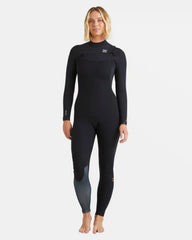 4/3mm Furnace Natural GBS Chest Zip Fullsuit - Black Tiki