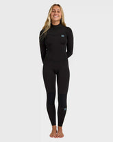 4/3mm Absolute Core Back Zip Full Wetsuit - Black