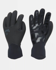 3mm Furnace Upcycler GBS 5 Finger Wetsuit Gloves - Black