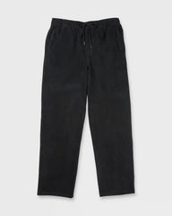 Larry Elastic Waist Corduroy Pants - Washed Black