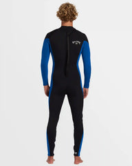 4/3mm Foil GBS Back Zip Wetsuit - Mid Blue
