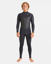 3/2mm Absolute Natural+ Upcycler Liquid Seal Chest Zip Wetsuit - Black