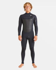 3/2mm Absolute Natural+ Upcycler Liquid Seal Chest Zip Wetsuit - Black