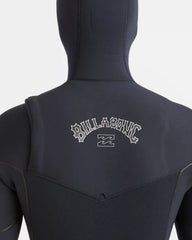 6/5mm Furnace Natural Upcycler Welded Chest Zip Wetsuit - Black