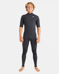 2/2mm Absolute Natural Upcycler GBS Chest Zip Wetsuit - Black