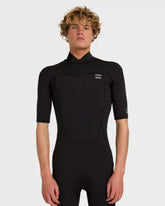 2/2mm Absolute Florida Short Sleeve Springsuit - Black
