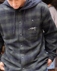 Baja Sur Flannel Shirt - Black