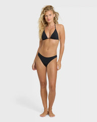Sol Searcher Hike Medium Bikini Bottoms - Black Pebble