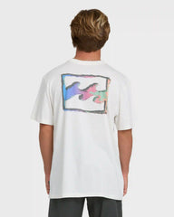 Crayon Wave Premium Short Sleeve T-Shirt - Off White