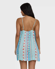Beach Song Printed Cover-Up - Dream Blue