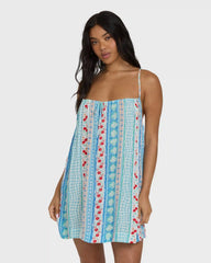 Beach Song Printed Cover-Up - Dream Blue