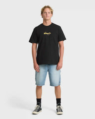 Occys Point Premium Short Sleeve Cotton T-Shirt - Black