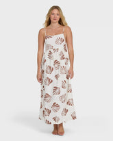 Undone Maxi Cover-Up Dress - Salt Crystal