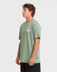 Walled Premium Short Sleeve Knit T-Shirt - Hedge Green