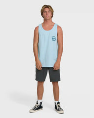 Hollow Fill Premium Tank Top - Coastal Blue