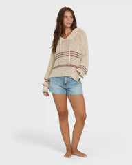 Dawn Pullover Hoodie - White Cap