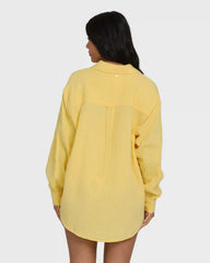 Wanderer Long Sleeve Woven Top - Sundress