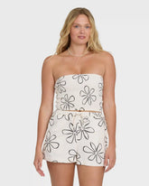 Keep It Simple 2 Tube Print Tube Top - White Cap