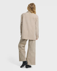 Rival Wide Leg Pants - Cobblestone