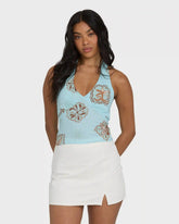 Sunny Sometimes Tank Top - Clearwater