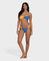 Tanlines Sunni Scrunch Bikini Bottoms - True Blue