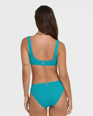 Summer Hi Lowrider Full Bikini Bottoms - Bright Marine
