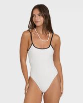 Tanlines Bound Sloane Hawaii One Piece Swimsuit - Salt Crystal