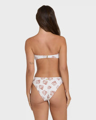 Sandy Shells Bondi Bikini Bottoms - Salt Crystal