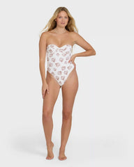 Sandy Shells Hailey One Piece Swimsuit - Salt Crystal