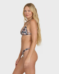 Stay Grounded Sunni Tiny Bikini Bottoms - Brown Stone
