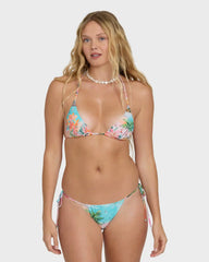 Paradise Sun Remi Triangle Bikini Top - Ocean Spray