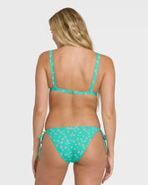Ship Wrecked Tie-Side Tropic Bikini Bottoms - Green Tropics